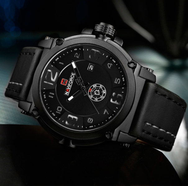 Годинник наручний чоловічий Naviforce Plaza Black (1225) - фото 7 Годинник наручний чоловічий Naviforce Plaza Black (1225) - фото 7