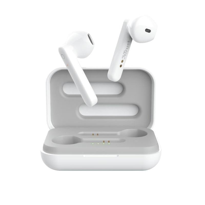 Наушники беспроводные Bluetooth Trust Primo Touch True Wireless White (iz15492)
