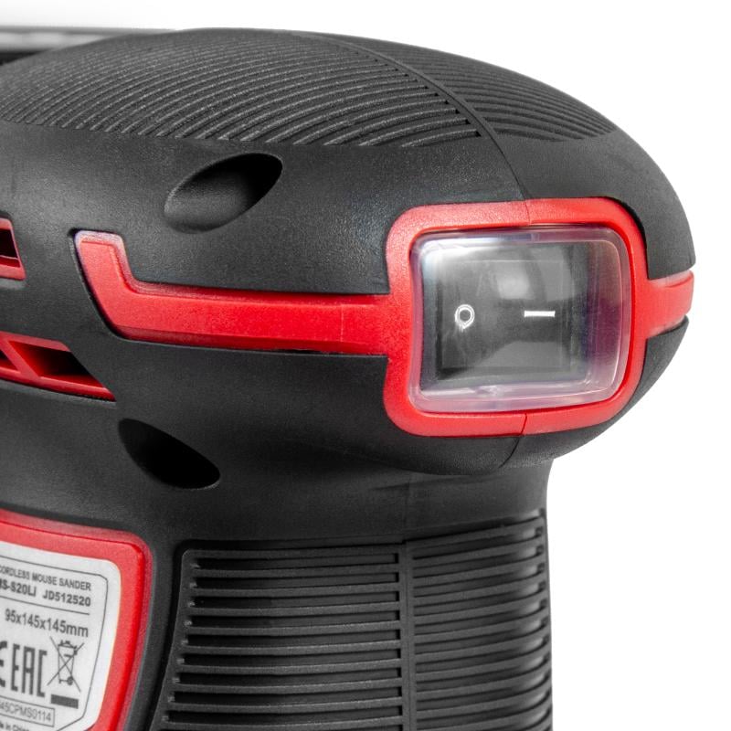 Шлифовальная машина дельтовидная вибрационная аккумуляторная Worcraft CPMS-S20Li с аккумулятором 2А и зарядным 145х145х95 см 20В (43132) - фото 10