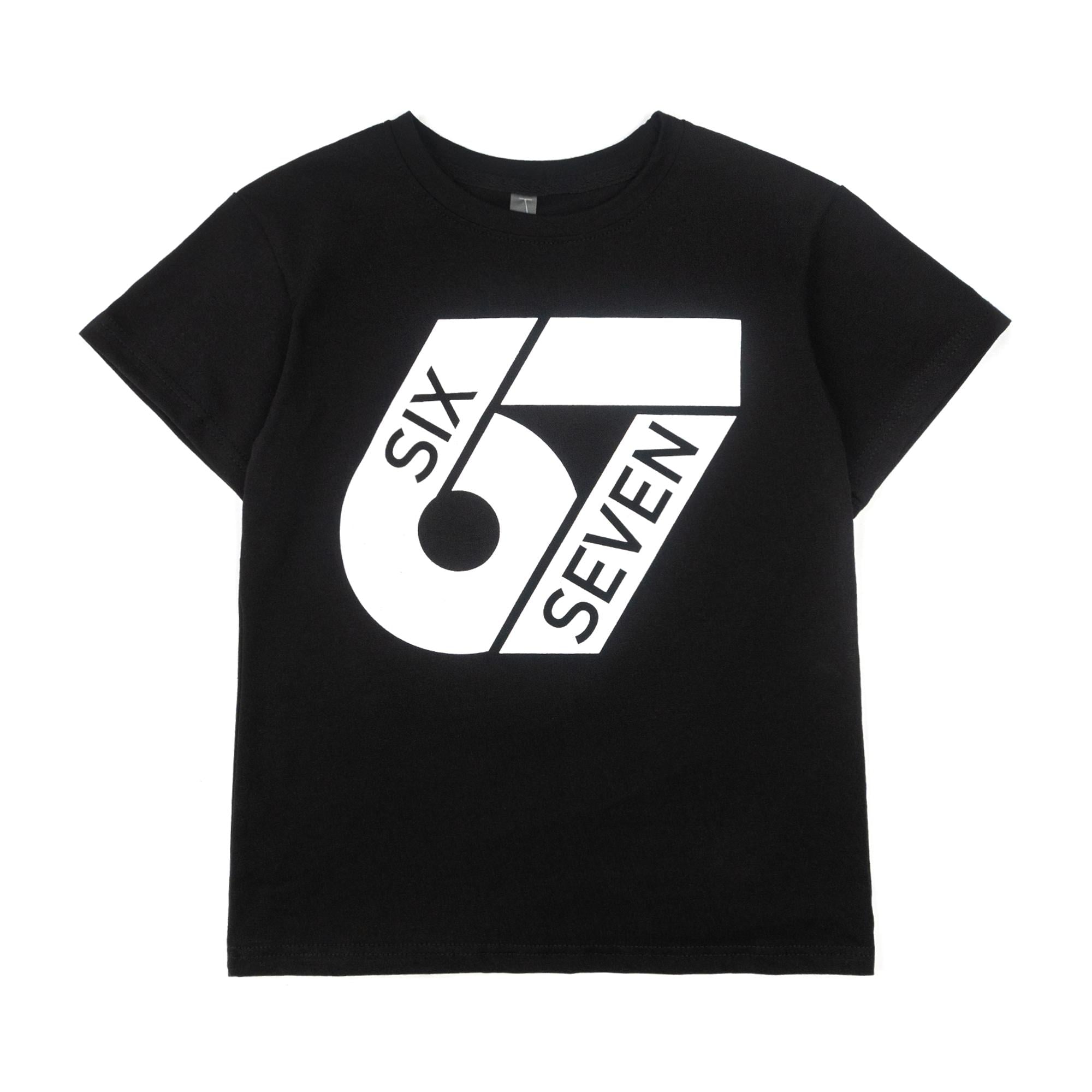 Футболка подростковая Dexter's Six Seven 152538 с принтом 164 см Черный (34837836)