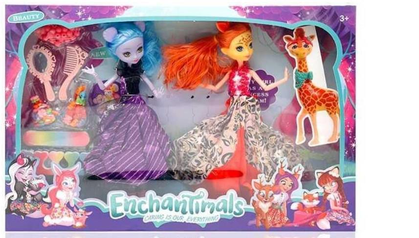 Набір ляльок 2 ляльки 27 см шарнірні суглоби взуття з аксесуарами намистини в коробці Набір ляльок 2 ляльки 27 см шарнірні суглоби взуття з аксесуарами намистини в коробці