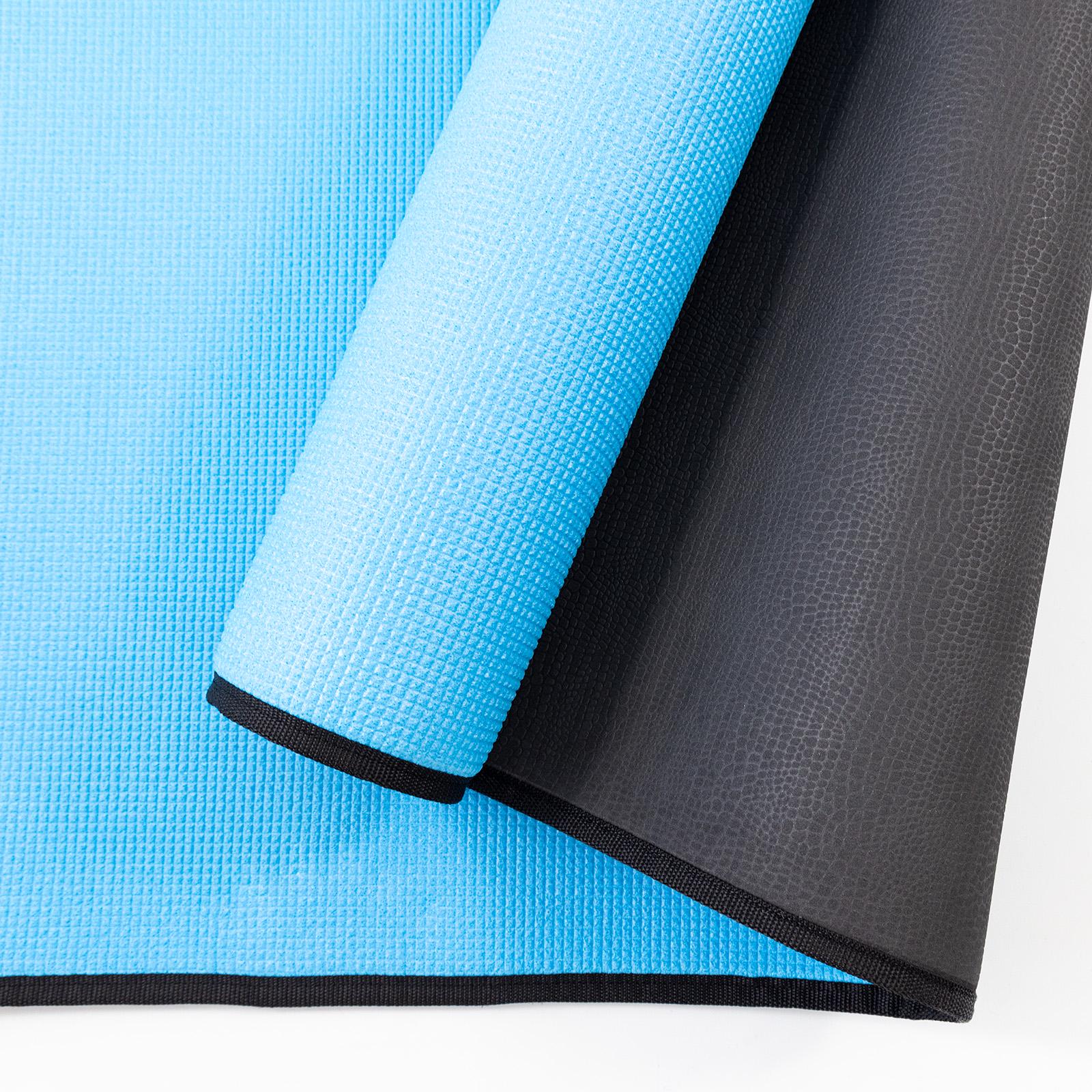 Килимок для йоги та фітнесу EVA Osport Yoga Pro/8 мм Чорно-блакитний (OF-0275) - фото 3 Килимок для йоги та фітнесу EVA Osport Yoga Pro/8 мм Чорно-блакитний (OF-0275) - фото 3