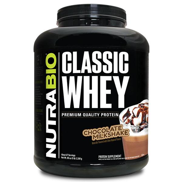 Протеїн NutraBio Classic Whey Protein 2268 г 67 порцій Chocolate Milkshake (000027165)