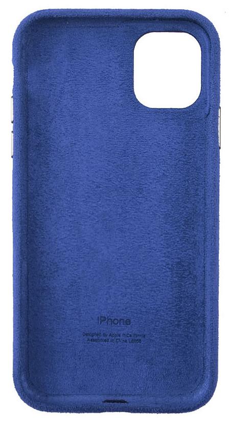 Чехол-накладка ALCANTARA Case Full для iPhone 12 Pro Max 6.7" Синий (100540) - фото 2