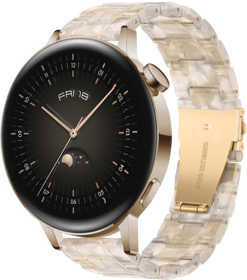 Ремешок из Cмолы Resin для Huawei Watch GT3 42 мм Cream (28820-6E) Ремешок из Cмолы Resin для Huawei Watch GT3 42 мм Cream (28820-6E)