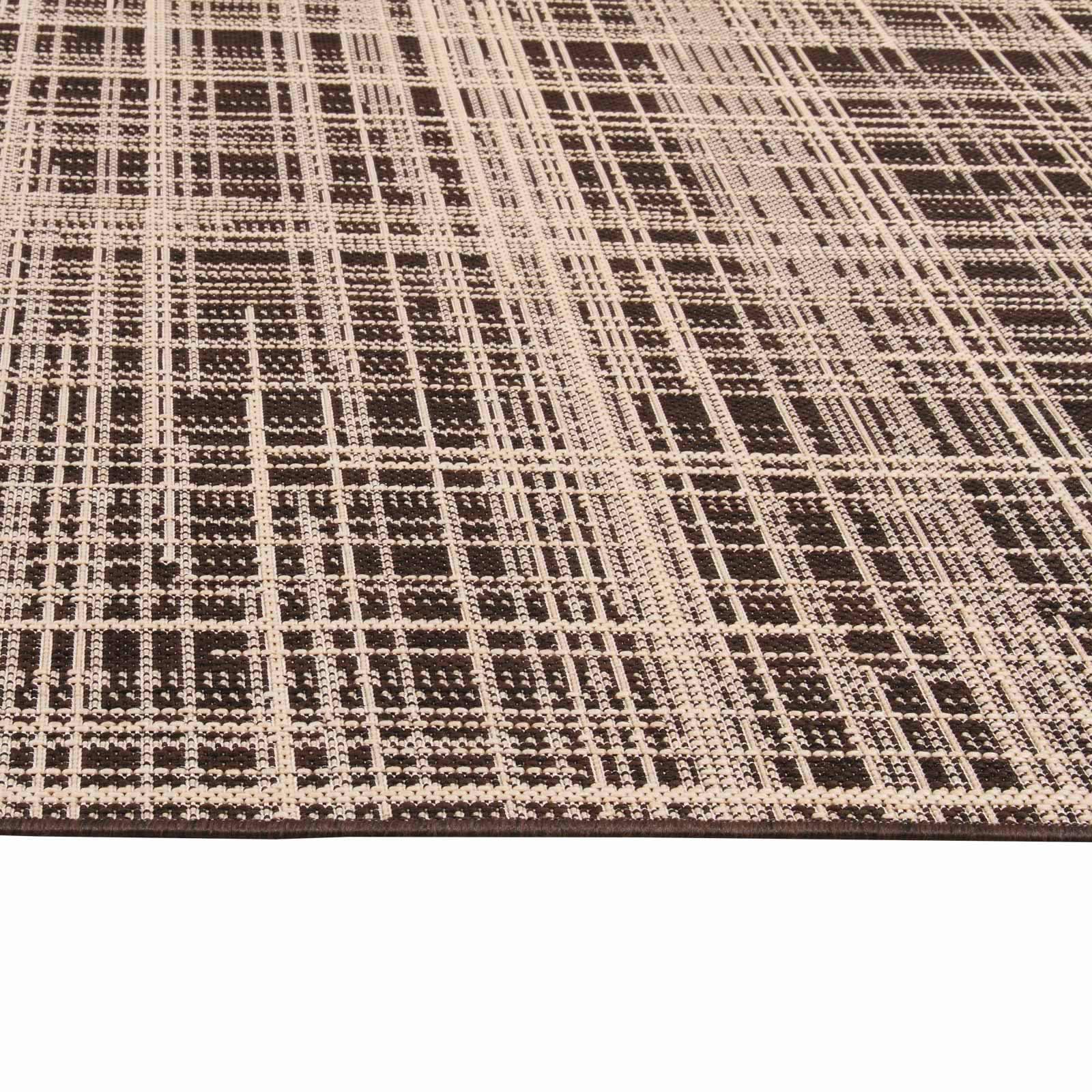 Килим безворсовий на гумовій основі DAKARIA Karat Flex Run 19171/91 1,50x2,00 м Коричневий (00-00011165) - фото 9