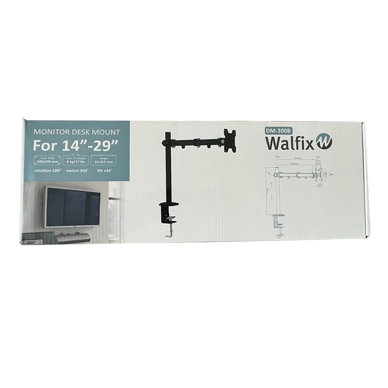 Кріплення для монітора Walfix DM-300B настільне 14-29" (tf1307) - фото 8 Кріплення для монітора Walfix DM-300B настільне 14-29" (tf1307) - фото 8