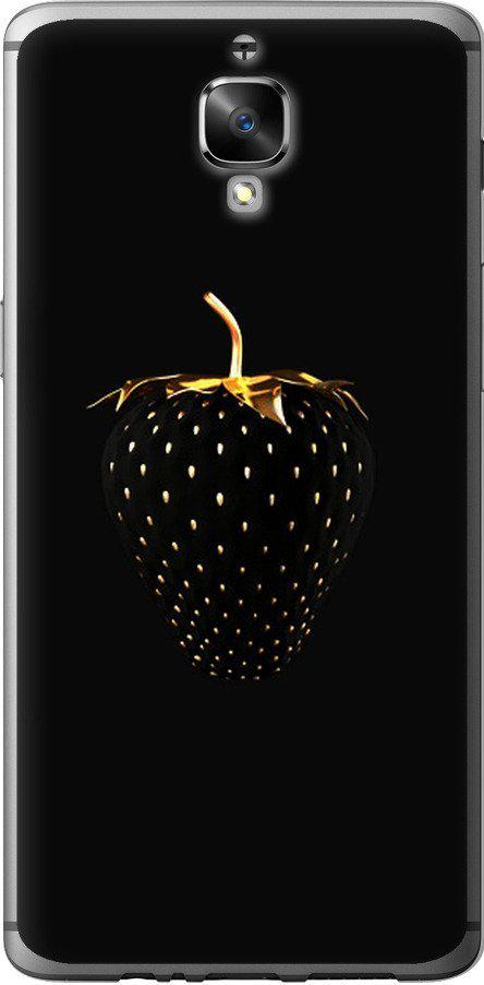 Чохол на OnePlus 3 Чорна полуниця (3585u-334-42517)
