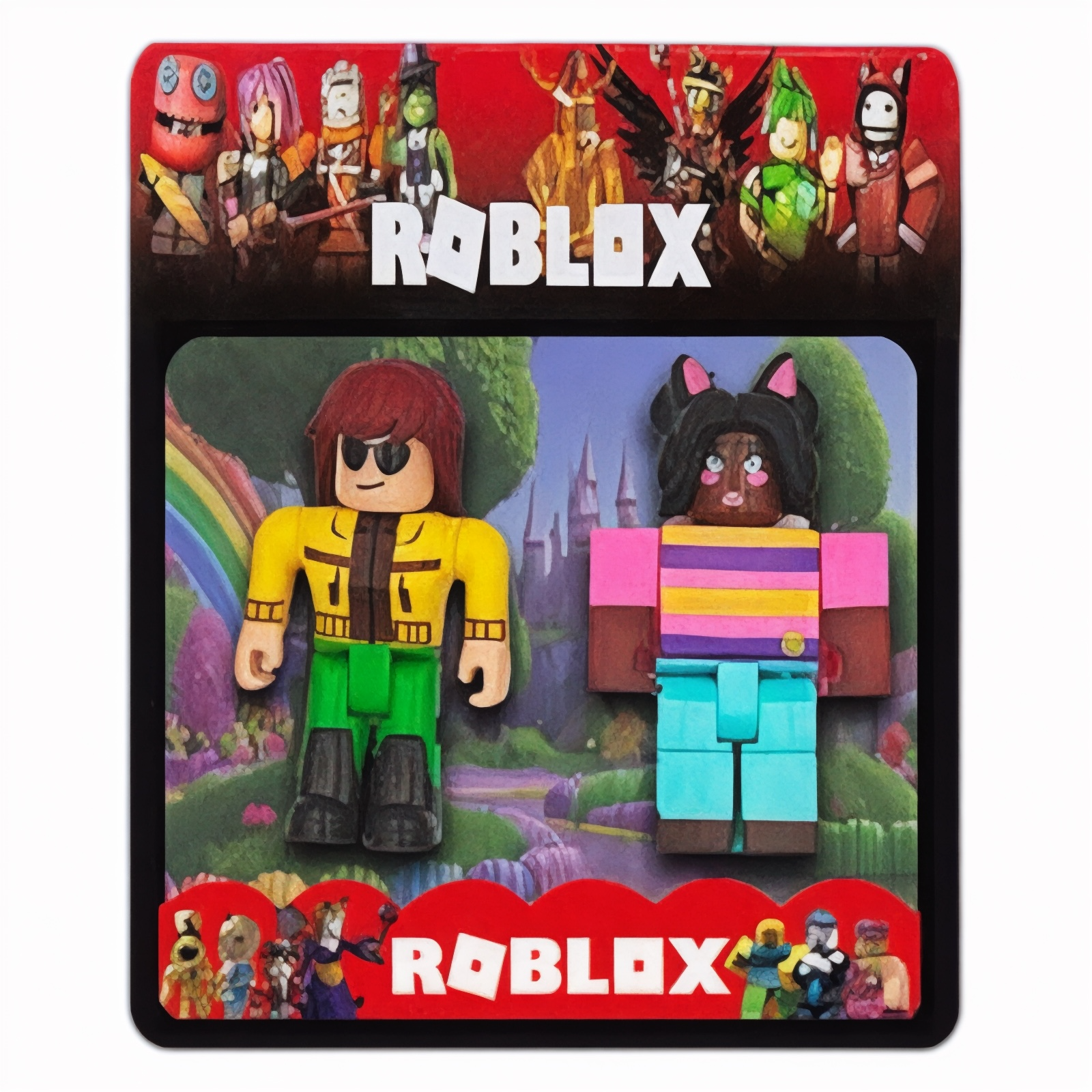 Дитячий ігровий набір фігуркок Герої A 24321 Roblox Game Packs на листі (113649)