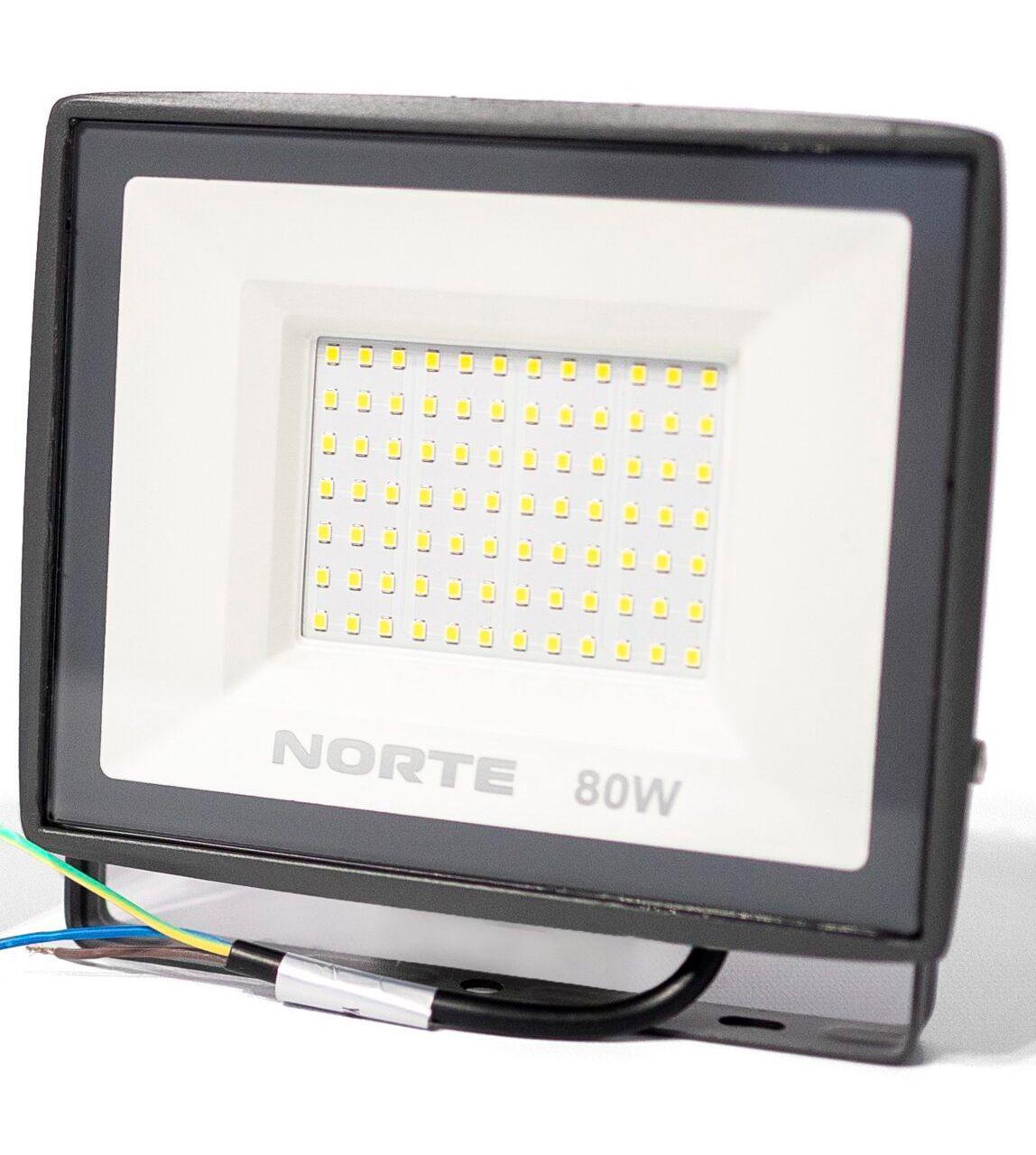 Прожектор светодиодный NORTE Spotlight 1-NSP-1208 80W 6500К (21645) - фото 1 Прожектор светодиодный NORTE Spotlight 1-NSP-1208 80W 6500К (21645) - фото 1