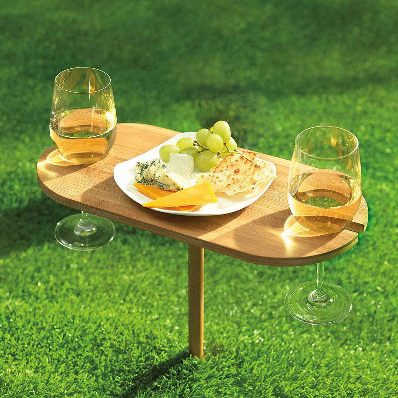 Столик розкладний з дерева Дамантіна Ваніль (СУН-000402)