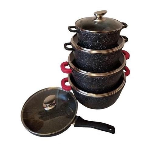 Набор посуды с мраморным покрытием Benson BN-328 10 пр. (BN-328)
