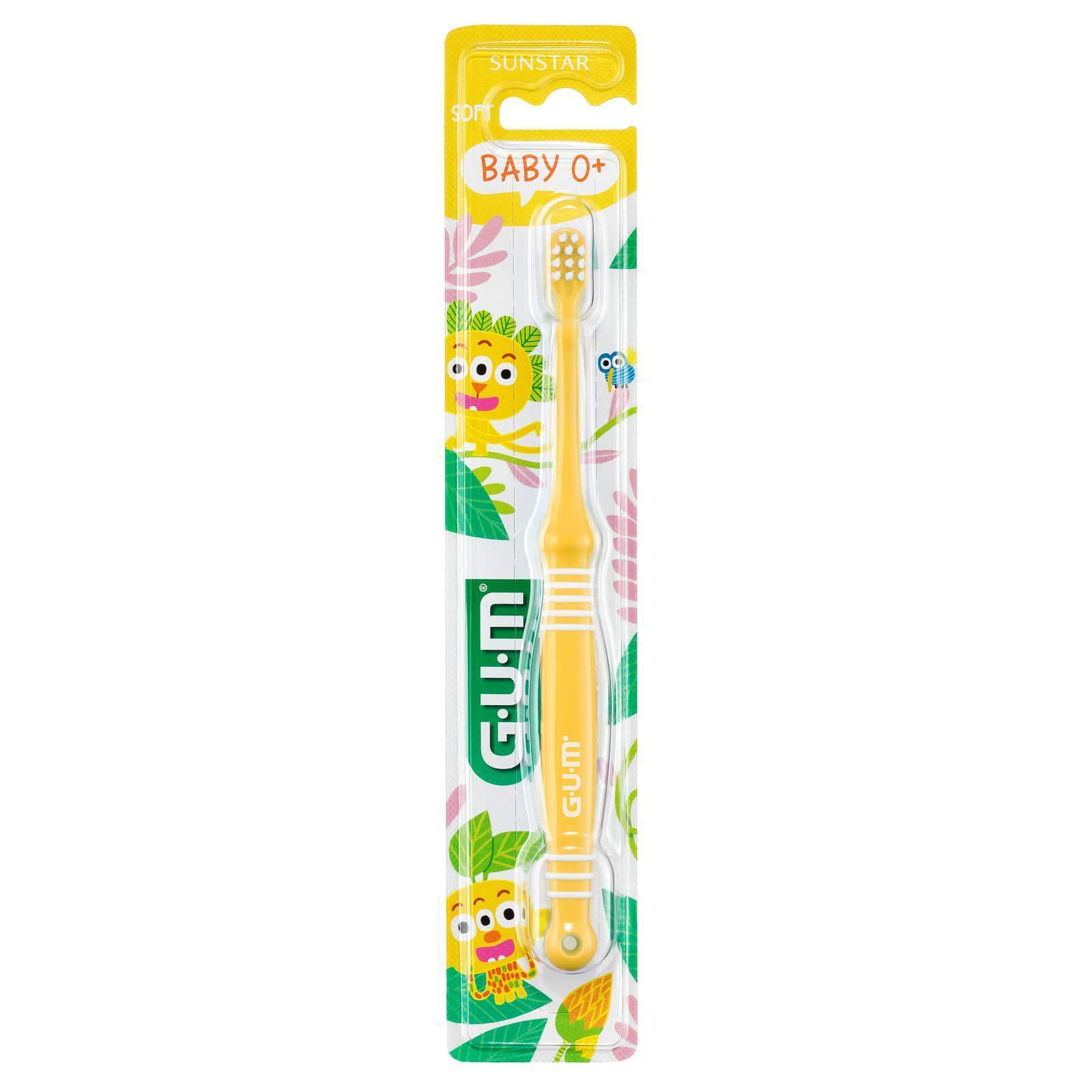 Зубная щетка детская GUM Baby от 0 до 2 лет Желтый (7035)