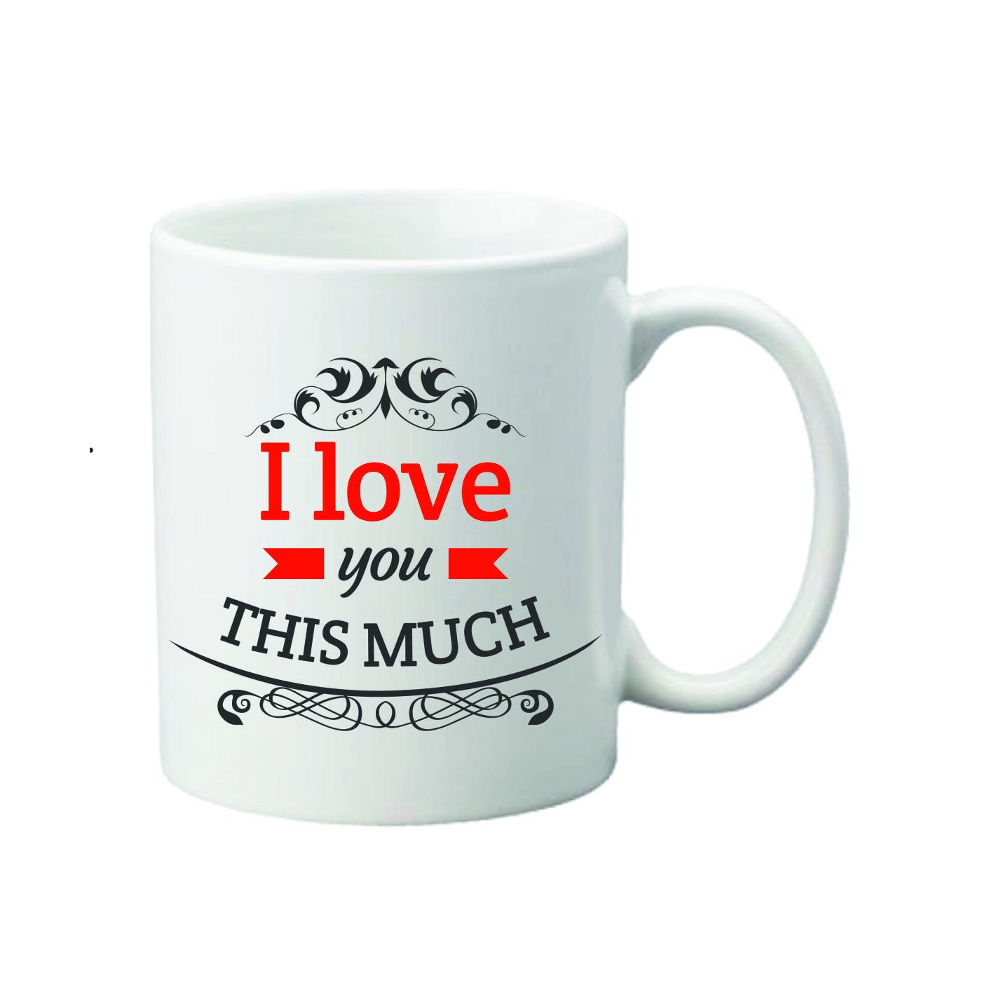 Чашка с принтом День Валентина 330 мл (23637230)