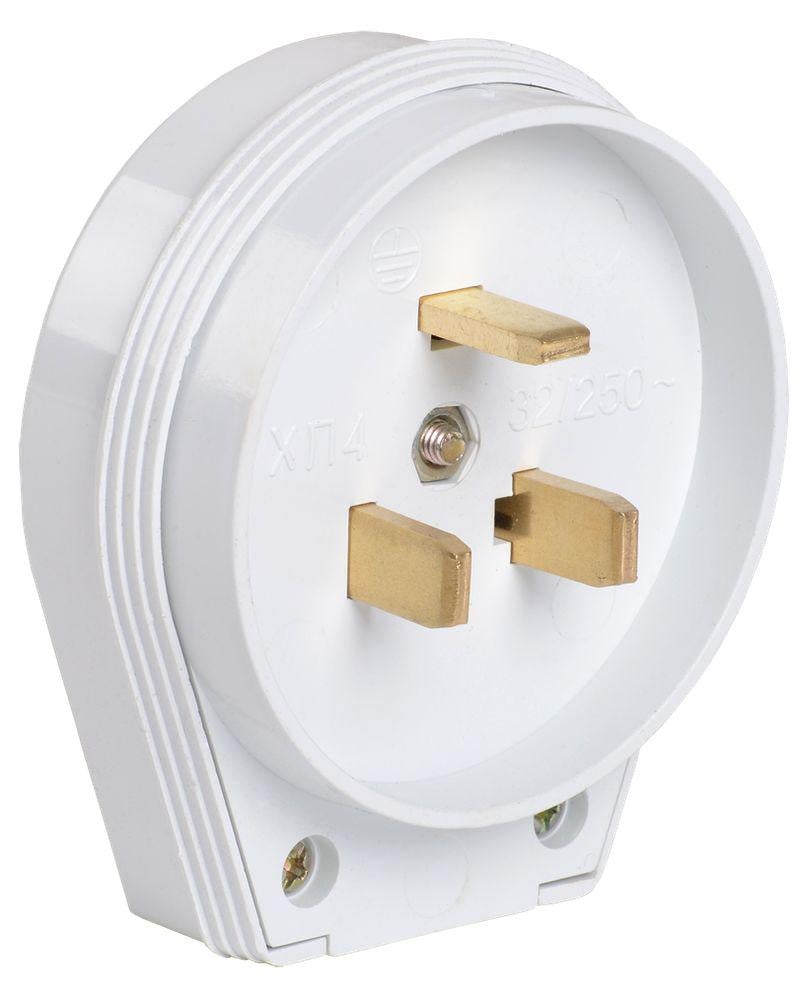 Вилка разборная для плиты УЭК ВПпл10-01-Ст с заземляющим контактом 32А 32A IP20 пластик (EVP10-32-01-K01) Вилка разборная для плиты УЭК ВПпл10-01-Ст с заземляющим контактом 32А 32A IP20 пластик (EVP10-32-01-K01)