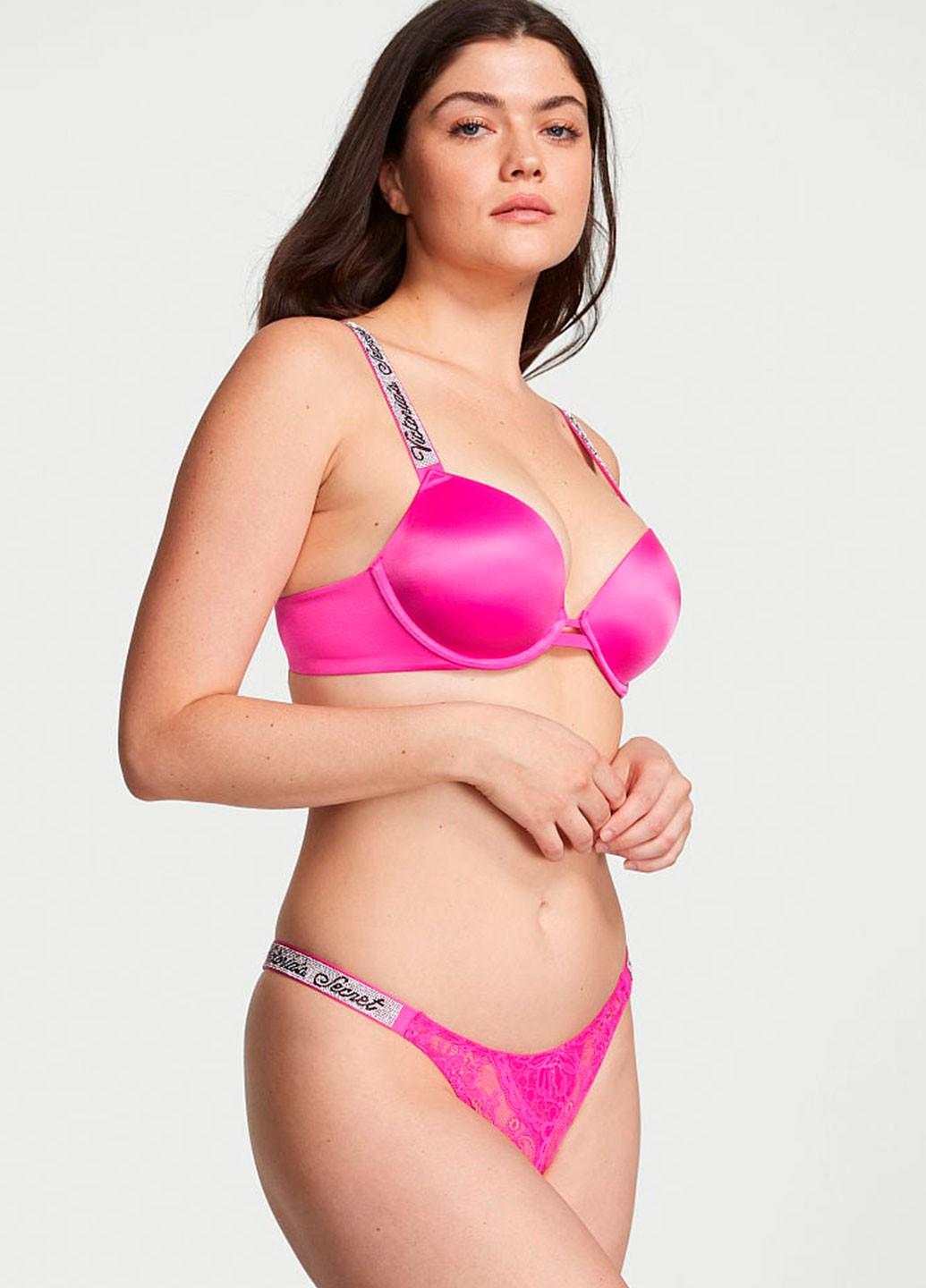 Женские трусы Victoria's Secret 7040000173976QAXL L Розовый (65157661) - фото 4