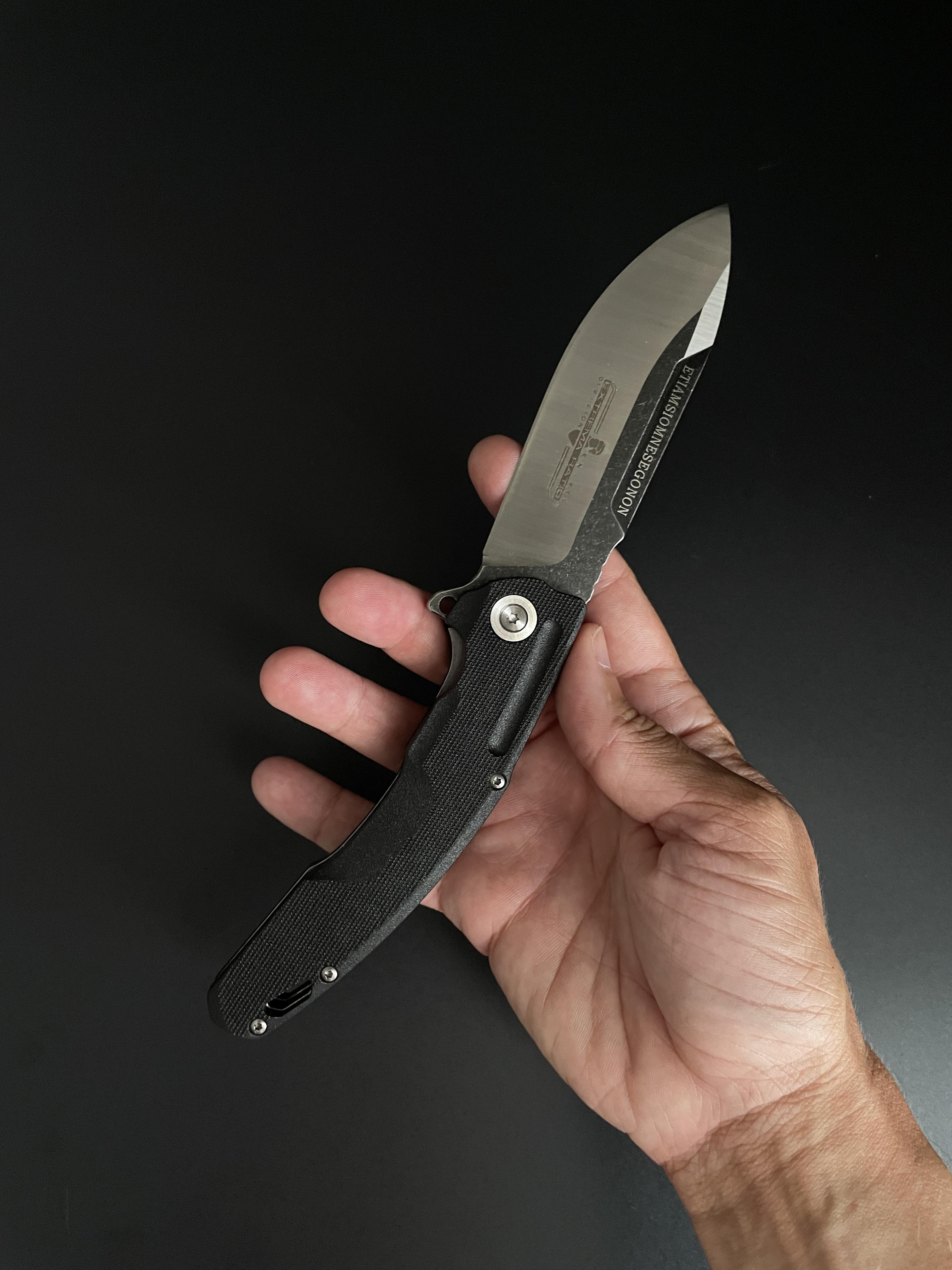 Нож складной туристический 2-2357В сталь D2 (KN1050) - фото 10