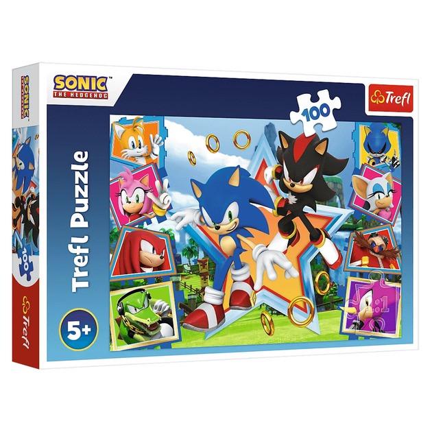 Пазли Trefl Зустрічайте Соніка Супер Сонік 100 ел. (5900511164657)