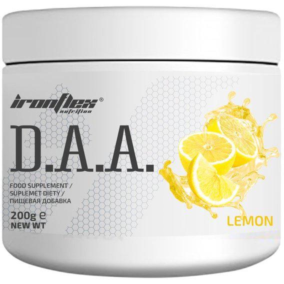 Тестостероновий бустер IronFlex D.A.A. 200 г 57 порцій Lemon