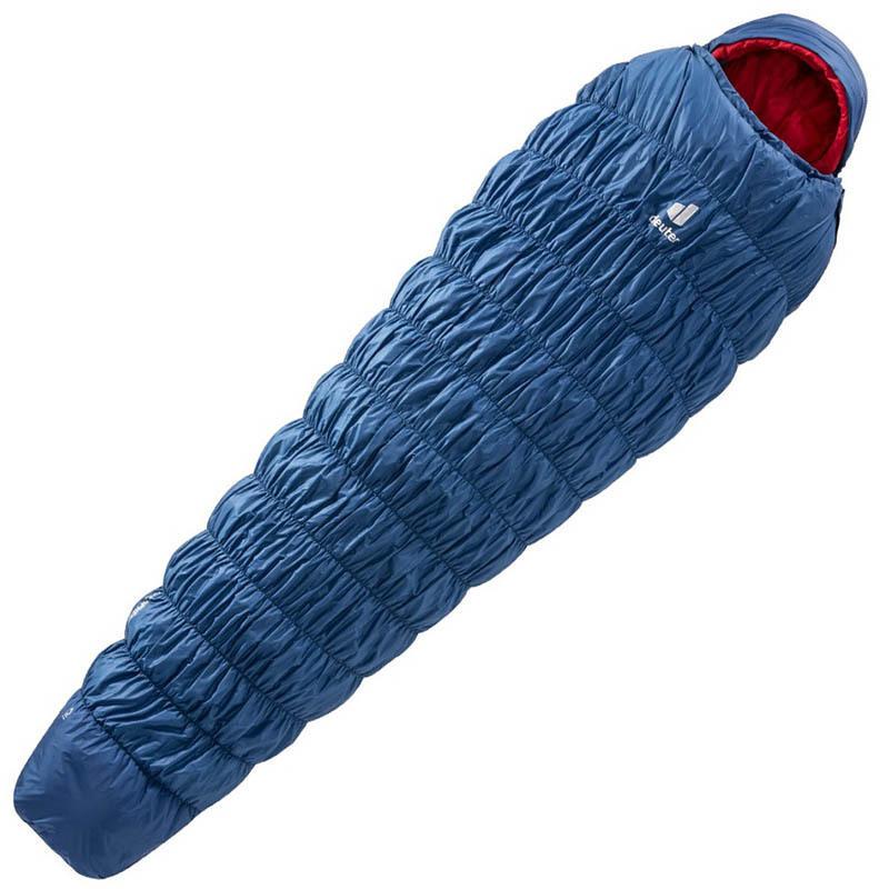 Спальний мішок Deuter Exosphere -10° L правий 220 см Steel/Fire (3700821 3515 0)
