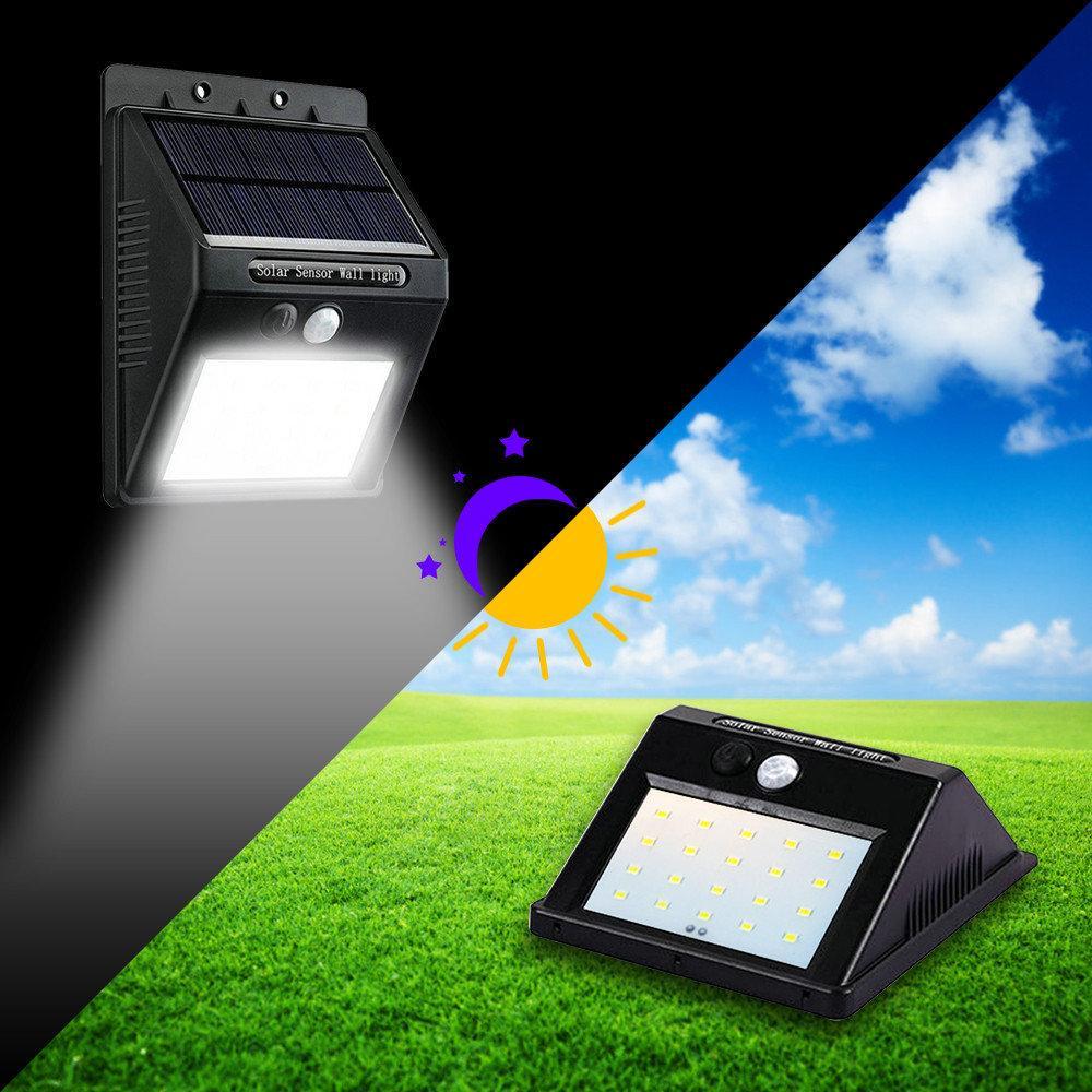 Світильник на сонячній батареї Solar Motion Sensor Light Led із датчиком руху - фото 2