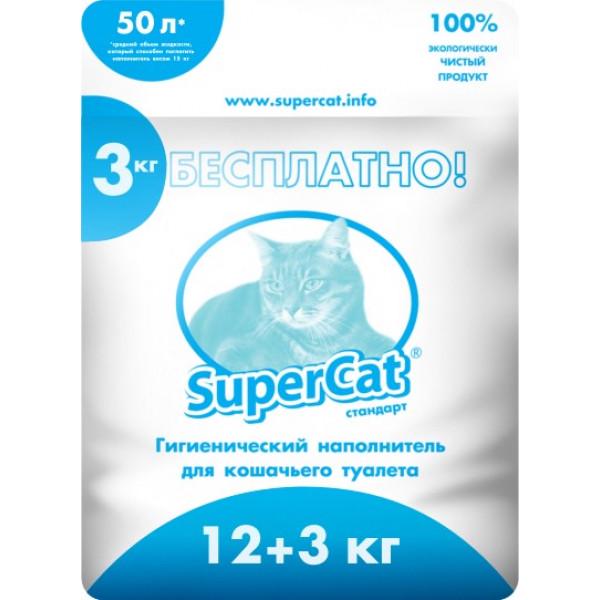 Гигиенический наполнитель Super Cat Древесный (5643990)