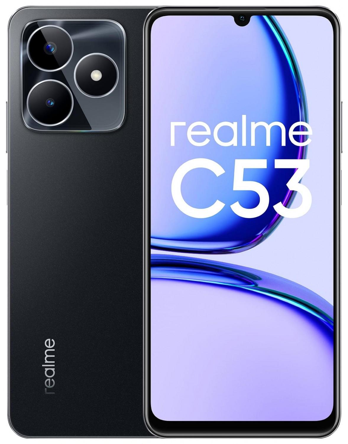 Смартфон realme C53 6/128 Гб Global Feather Black - фото 1