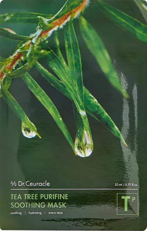 Маска заспокійлива Dr. Ceuracle TEA TREE PURIFINE SOOTHING MASK з екстрактом чайного дерева 23 мл (2360182875)
