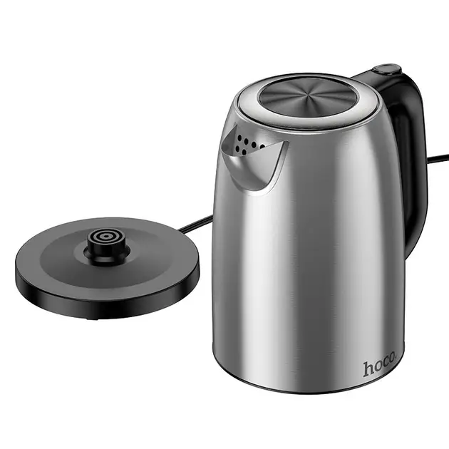 Электрочайник Hoco HE12 Stainless Steel Electric Kettle 1,7 л Grey (2635677353) - фото 2