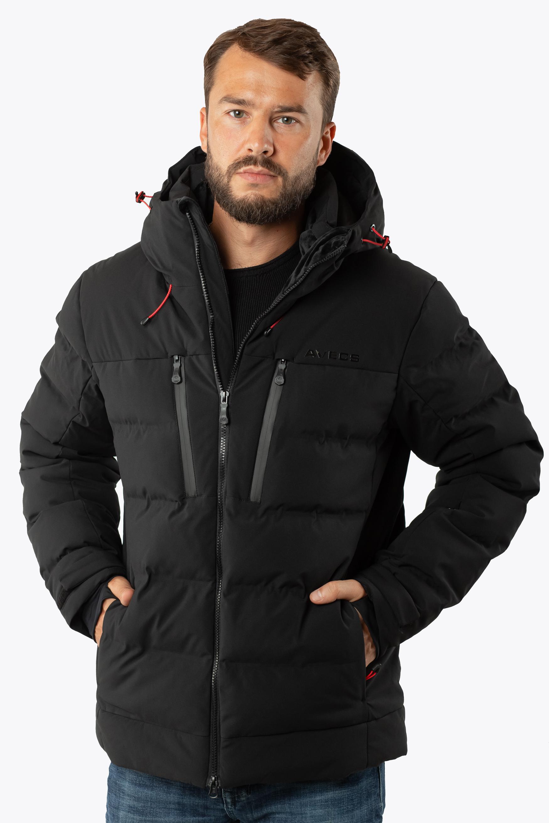 Куртка горнолыжная Avecs 70454/1 3XL Черный - фото 2