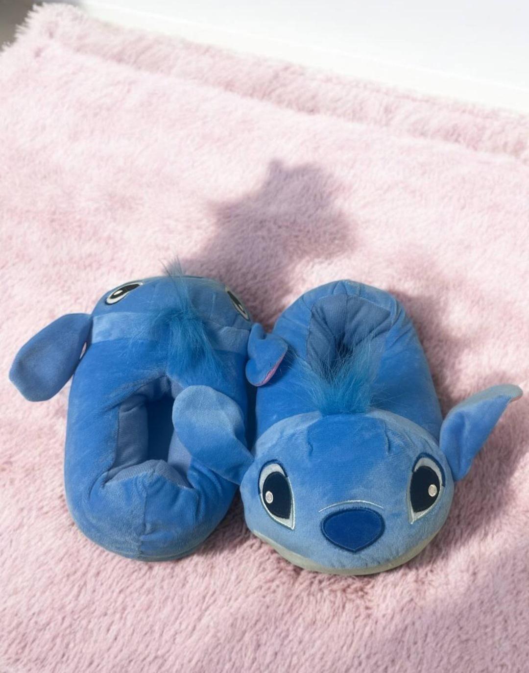 Тапочки детские плюшевые Стич р. 27-32 Синий - фото 3 Тапочки детские плюшевые Стич р. 27-32 Синий - фото 3