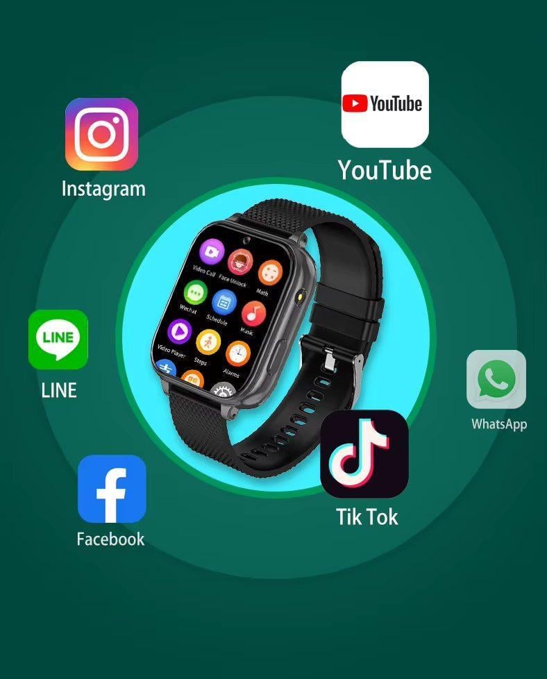 Смарт-годинник дитячий Lemfo G68 з GPS/прослушкою/8 ГБ/акумулятором 1000 mAh Зелений (36237996) - фото 12 Смарт-годинник дитячий Lemfo G68 з GPS/прослушкою/8 ГБ/акумулятором 1000 mAh Зелений (36237996) - фото 12