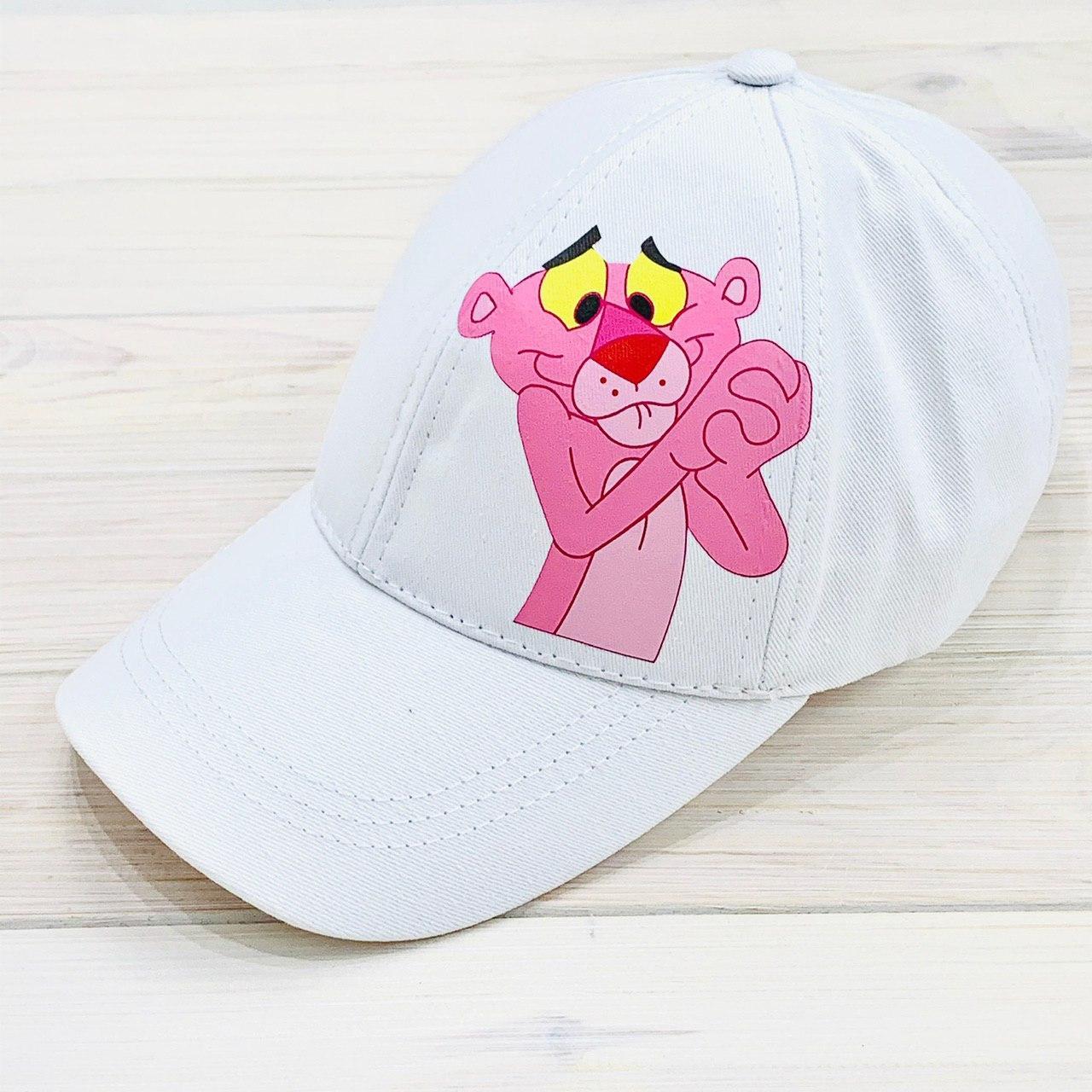 Кепка женская Intruder с принтом Pink Panther розовая пантера Белый