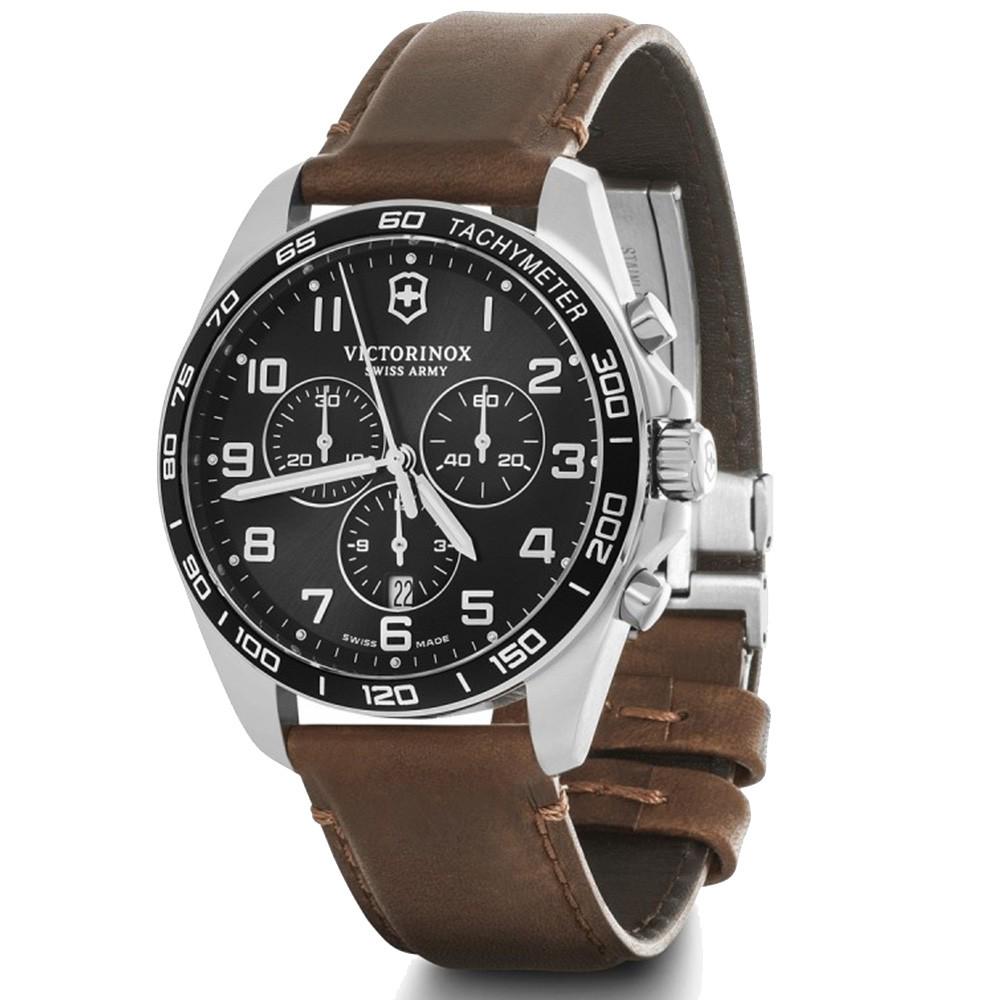 Наручний годинник чоловічий Victorinox Swiss Army Fieldforce Classic Chrono кварцевий Black (V241928) - фото 2 Наручний годинник чоловічий Victorinox Swiss Army Fieldforce Classic Chrono кварцевий Black (V241928) - фото 2