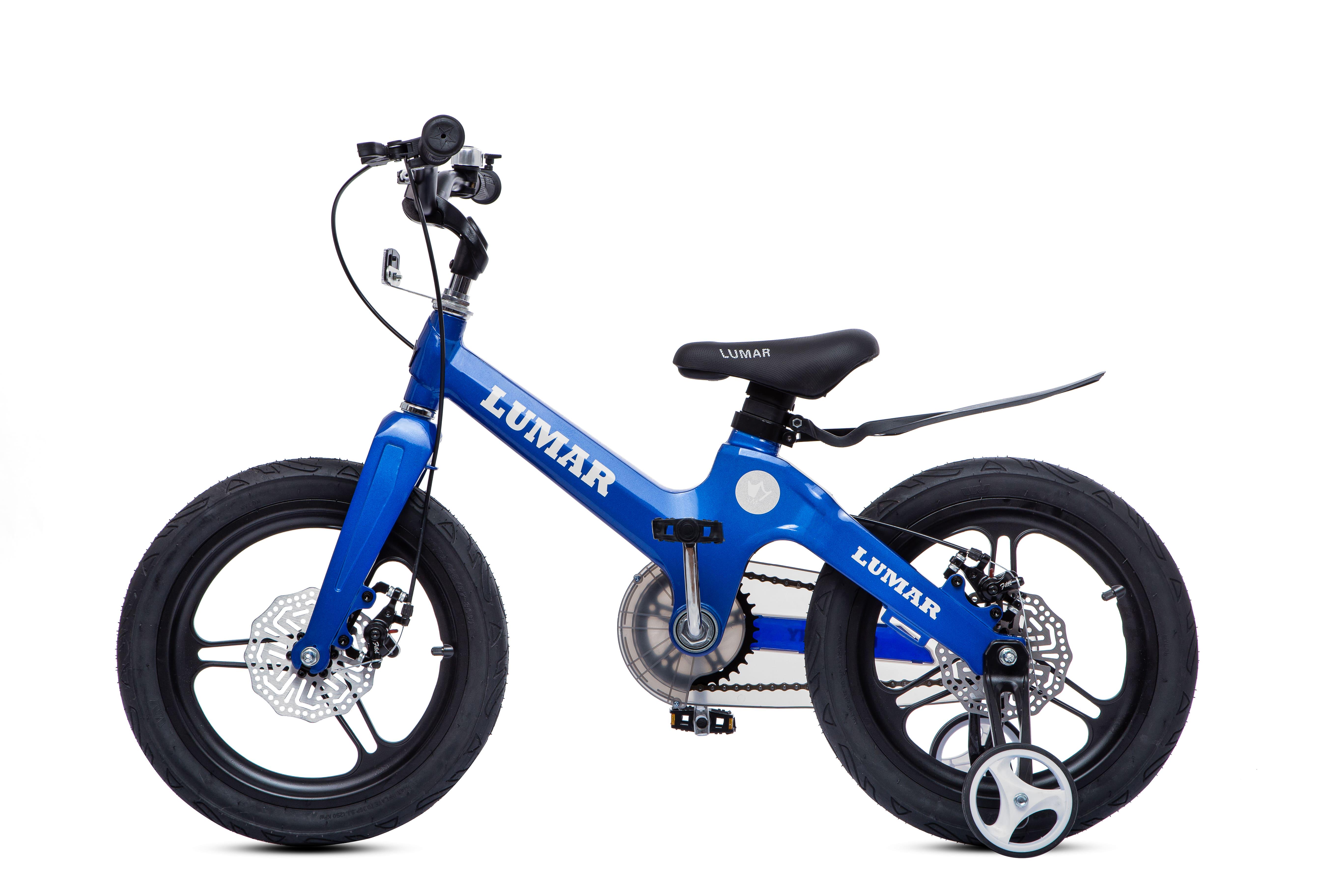 Магнієвий дитячий велосипед LUMAR 16'' Синій перламутр (1604) - фото 2