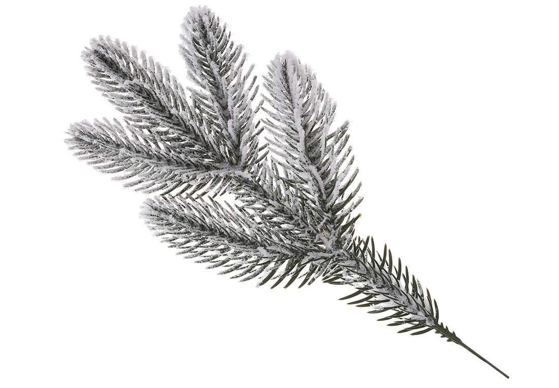 Декоративная ветка литая BonaDi Заснеженная 30,5 см (GU-03)