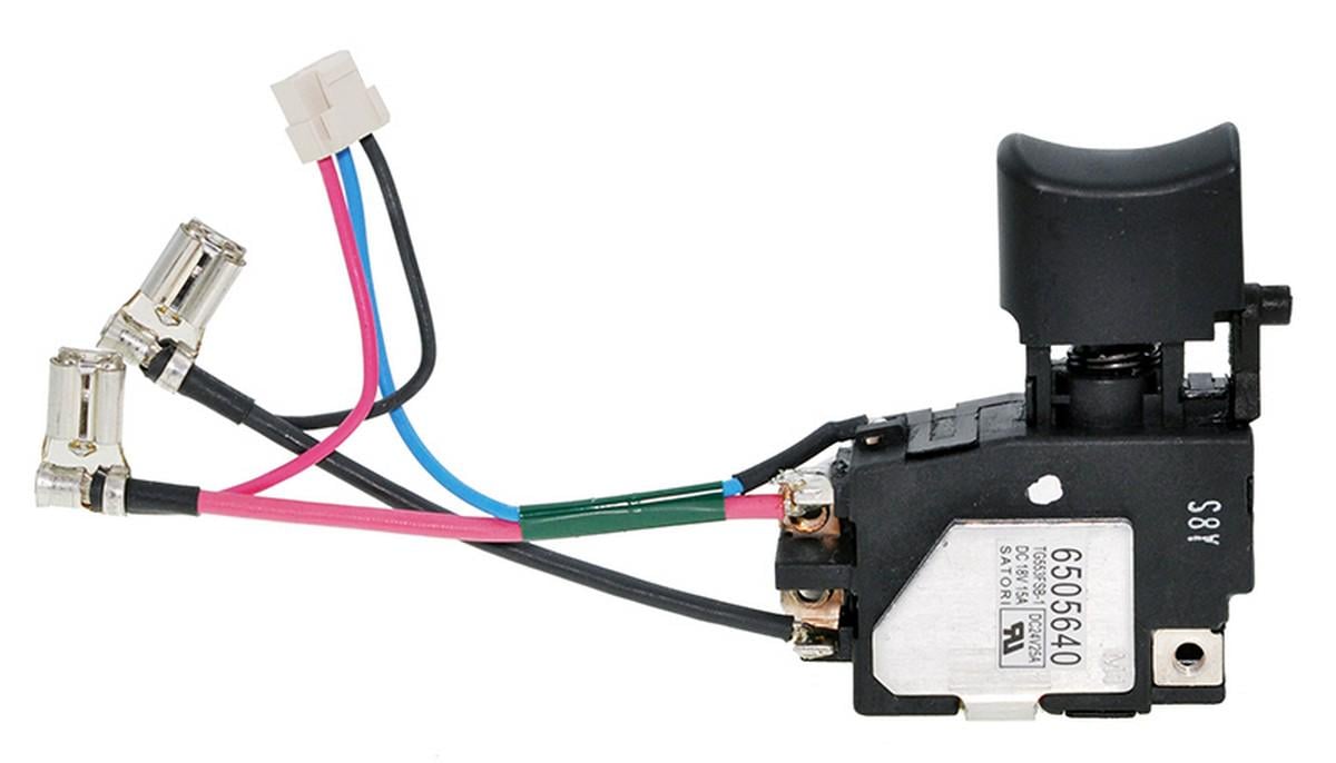 Кнопка VJ Parts для шуруповерта M BTD130F код 650564-0