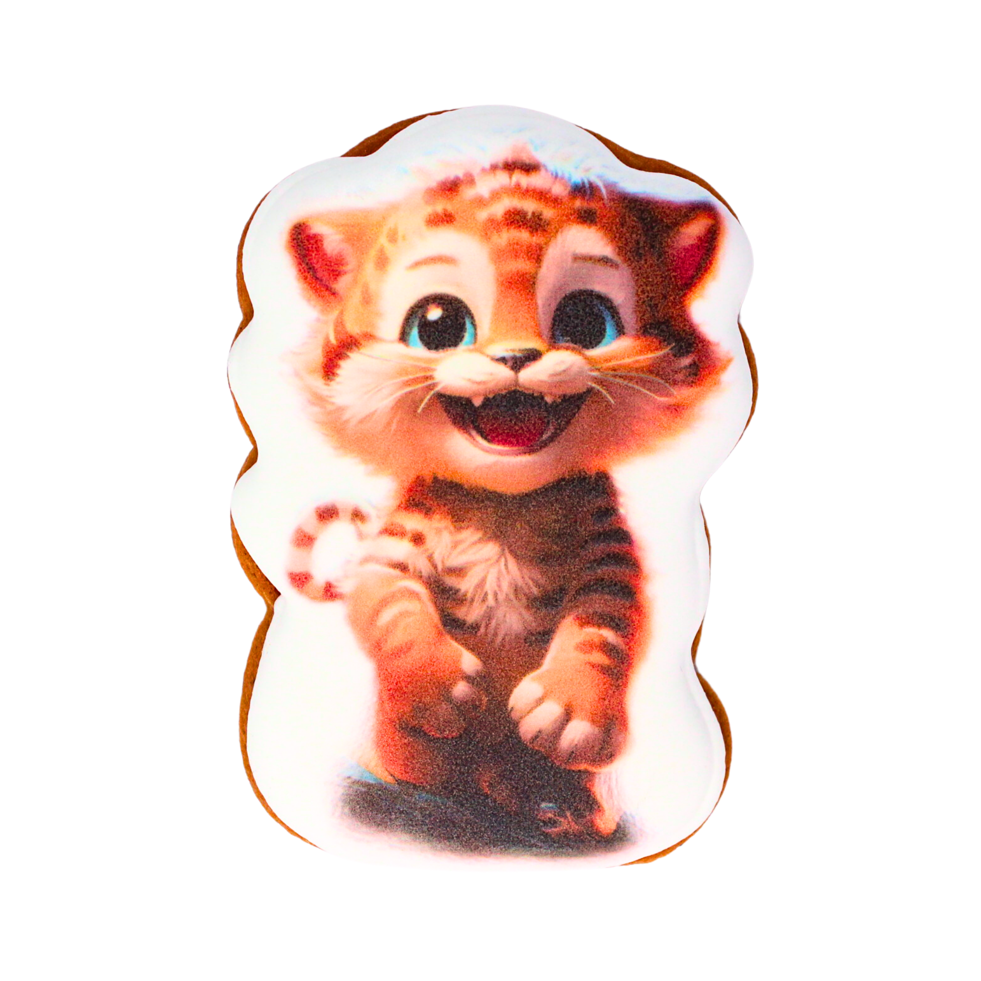 Пряник с принтом Крафт Печиво Тигренок 45 г