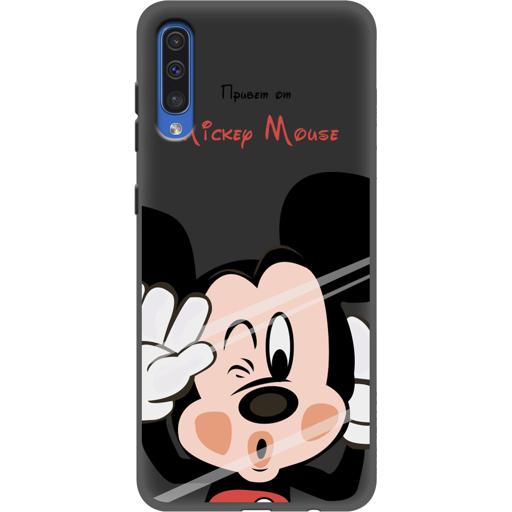 Чехол Boxface Samsung A505 Galaxy A50 Mister M Черный силикон (36417-cc58-36628)