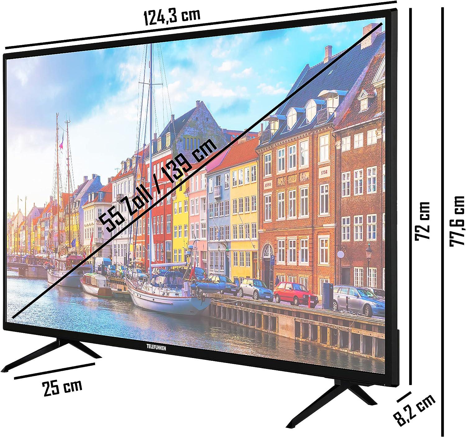 Телевизор Telefunken XU55K700 4K/SMART TV/HDR/WIFI 55" (12160064) - фото 3