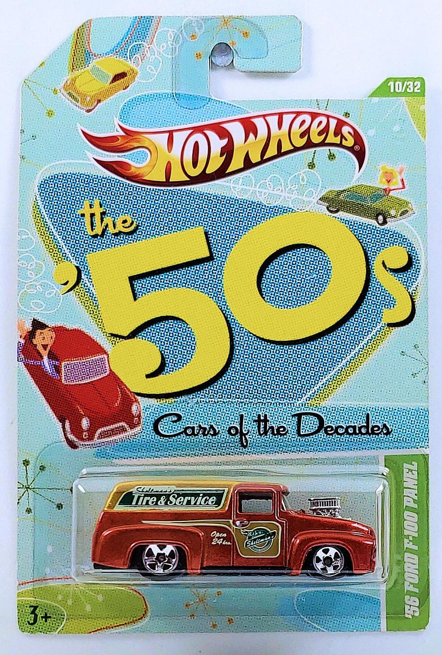 Игрушечная машинка Hot Wheels 56 Ford F-100 Panel 2012 Cars of the Decades 10/32 The 50s (W3991)