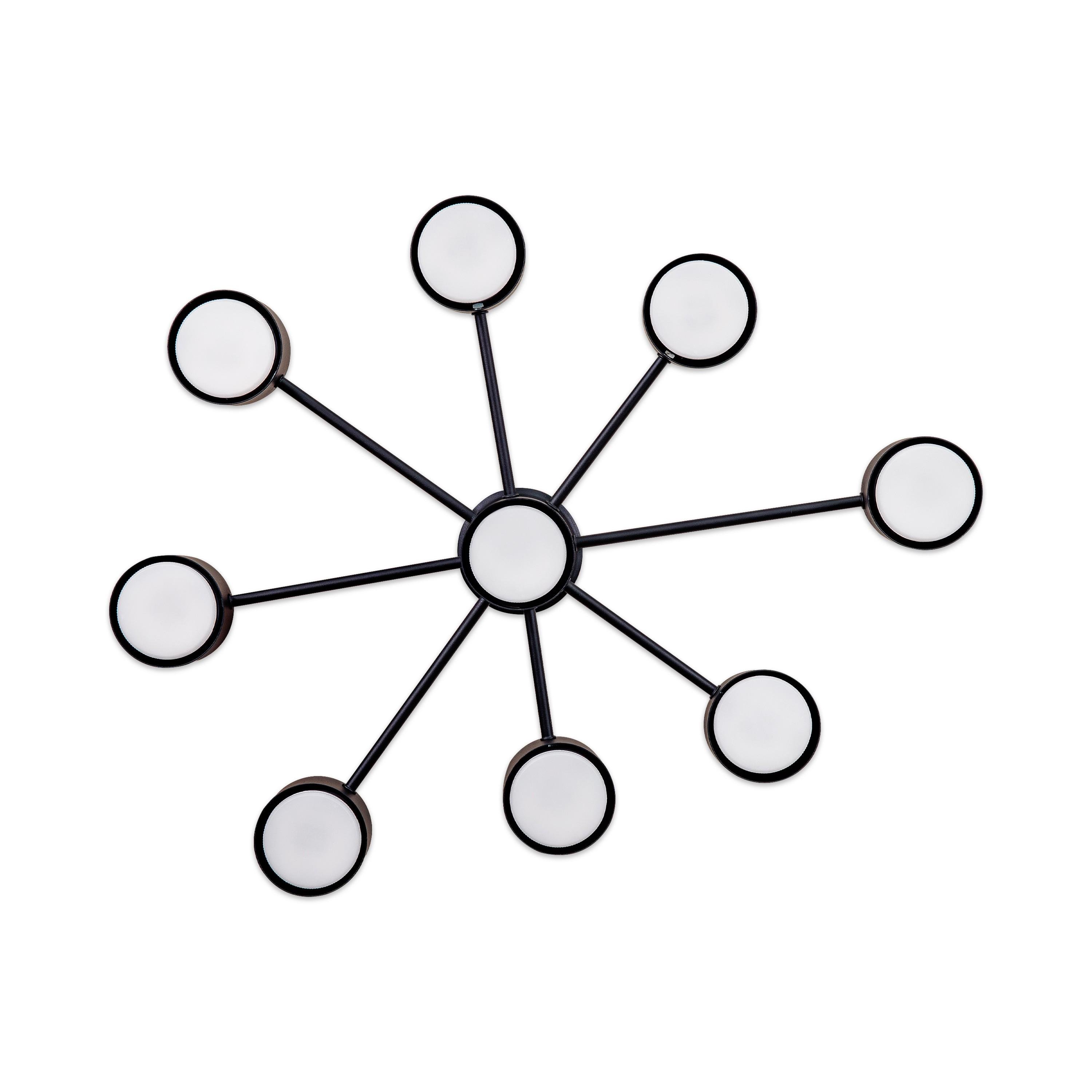 Стельовий світильник ETRON Axis GX53 1-EFP-2204 9x15 Вт Чорний (25424) Стельовий світильник ETRON Axis GX53 1-EFP-2204 9x15 Вт Чорний (25424)