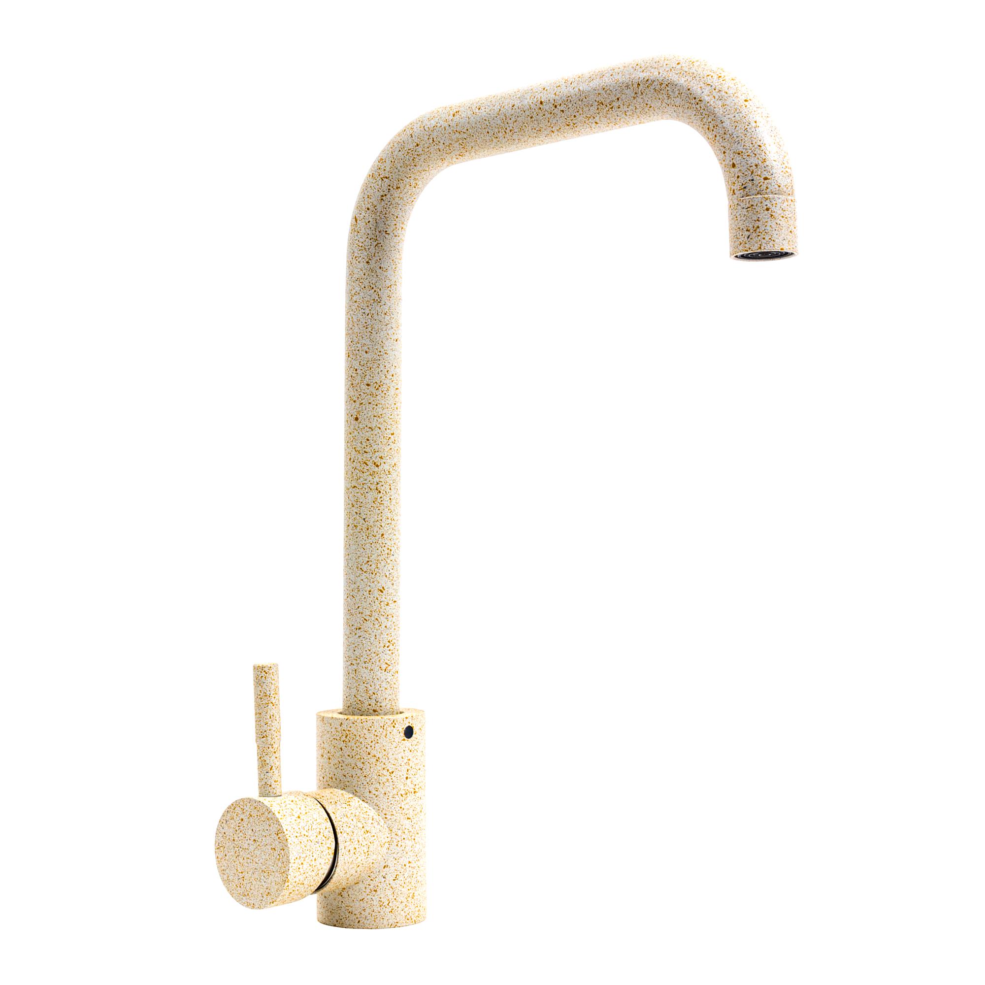 Смеситель для кухни Platinum NS02B 3008B-NA PLS-A39914 однорычажный Бежевый (195063)