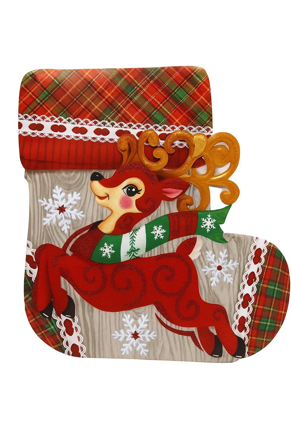 Новогодняя подвеска R90819 New Year 30х25 см (2200000365422)