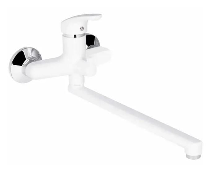 Смеситель для ванны PLAMIX Afina-006 EURO White (PM0687)