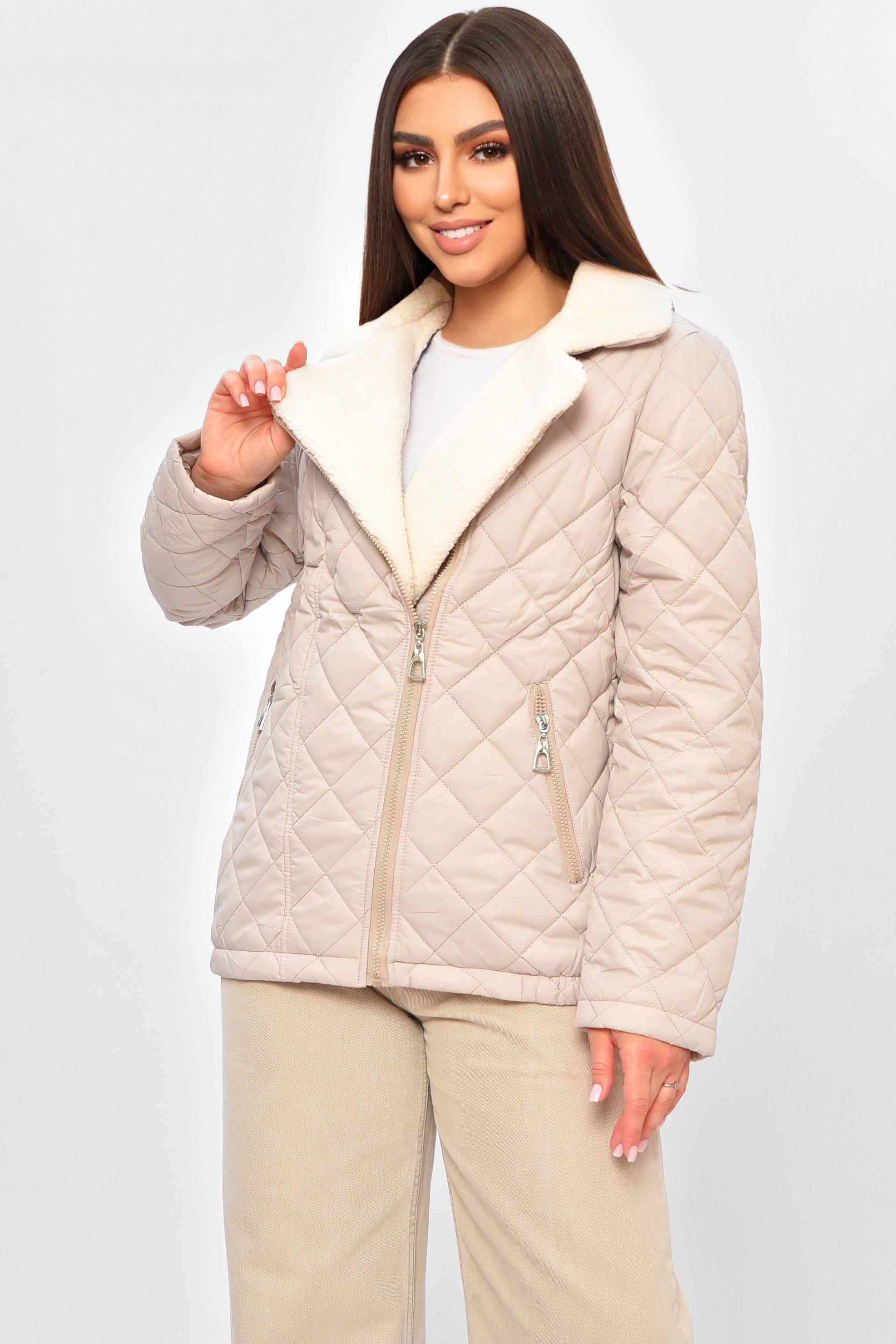 Куртка жіноча демісезонна L Бежевий (201828)