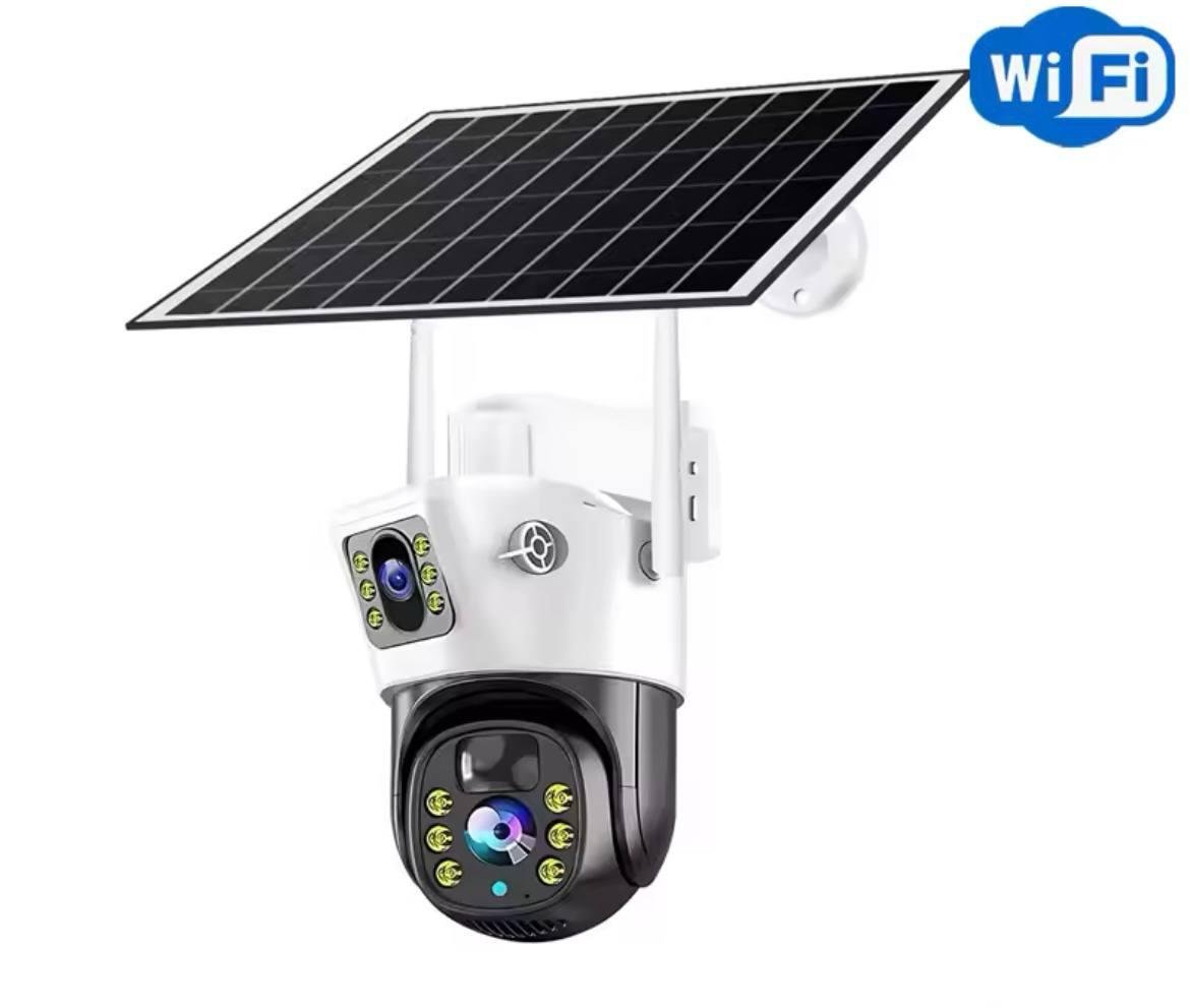 Камера внешнего видеонаблюдения UK Wi-FiC V380 Pro поворотная/аккумуляторная с солнечной панелью (2371004757) - фото 4