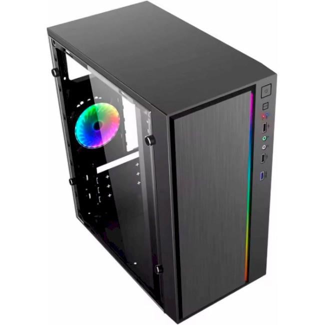 Корпус комп'ютерний CaseCom GN-1706 Midi Tower no PSU Чорний - фото 2