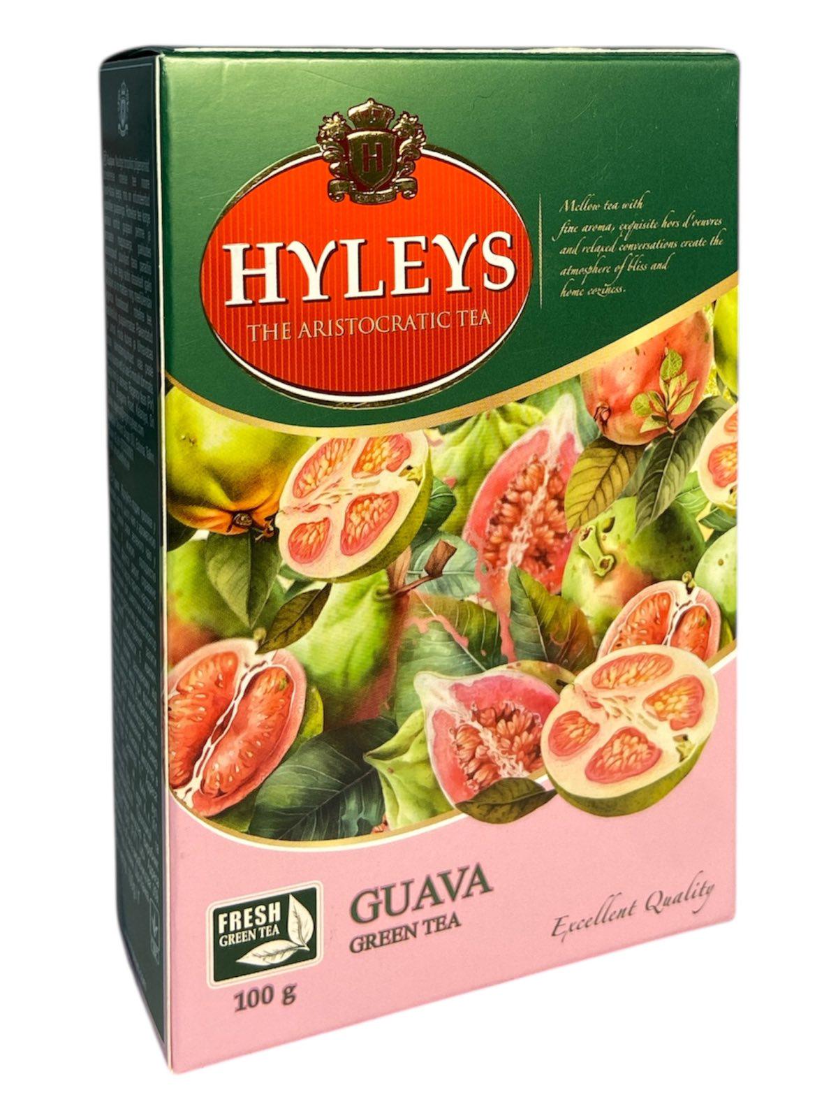Чай Hyleys Зеленый цельнолистовой со вкусом Гуавы (60918)