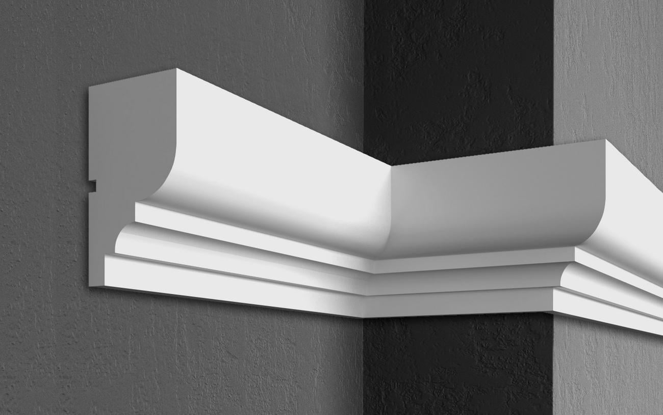 Карниз Prestige decor KC 104 без покрытия 180x100 мм 2000 мм (12370201)